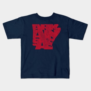 Arkansas Text Kids T-Shirt